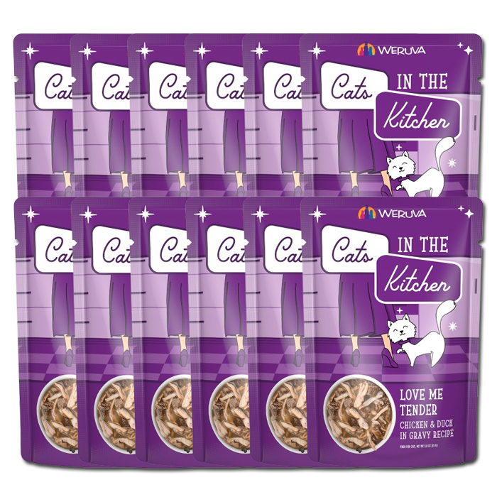 웨루바 CITK 캣츠인더키친 주식파우치 85g x 12개 러브 미 텐더 고양이 습식사료 - 메인 이미지