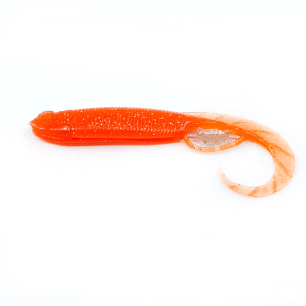 캣츠크로우 모비딕테일 광어다운샷웜 021 오렌지실버, 12.7cm(5인치) - 상세 이미지 4