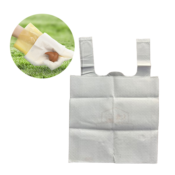 10개입 강아지 산책 배변봉투 똥 휴지 비닐 일체형 올인원 풉백 집게 대변 봉투