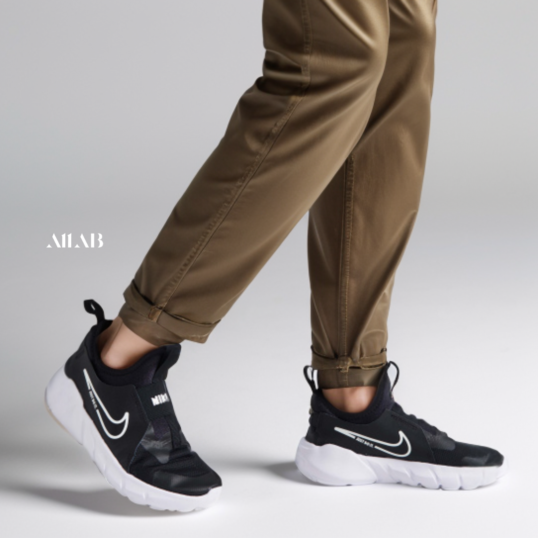 [국내매장판] 나이키 키즈 운동화 끈없는 슬립온 가벼운 주니어 신발 플렉스 러너 아동 블랙, 160