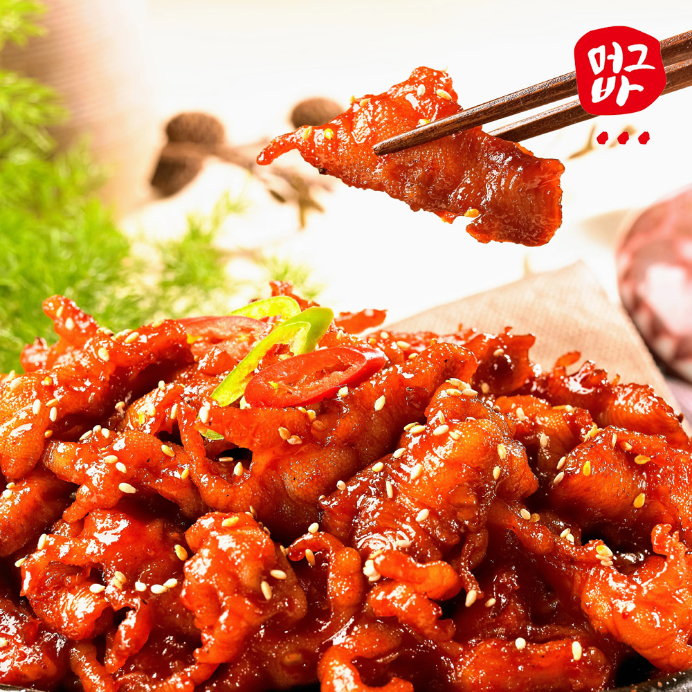 국내산 무뼈 양념 닭발 캠핑 밀키트 간편 350g, 1개 - 상품 이미지