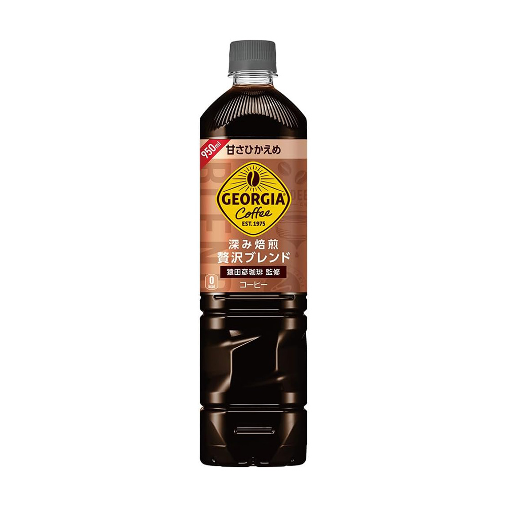 조지아 깊은 로스팅 고급 블랙 달콤한 저당 950ml 12개세트
