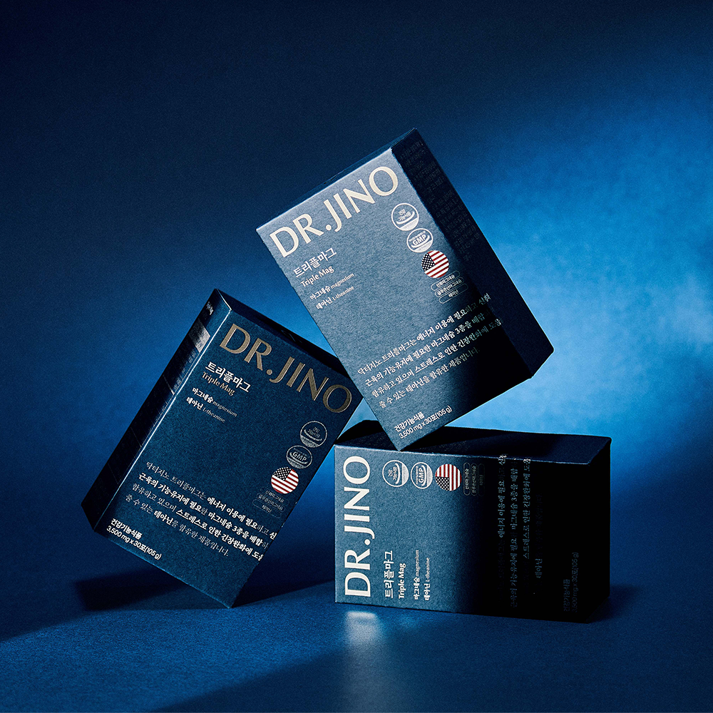 [34% 구매 혜택] 닥터지노 트리플마그 쌀발효 3종 마그네슘 테아닌 말레산 수면 스트레스 30포, 4개 상세 이미지 4