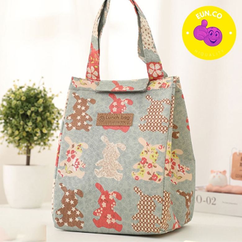 도시락 가방 대형 손잡이 보자기 런치백 피크닉 소풍