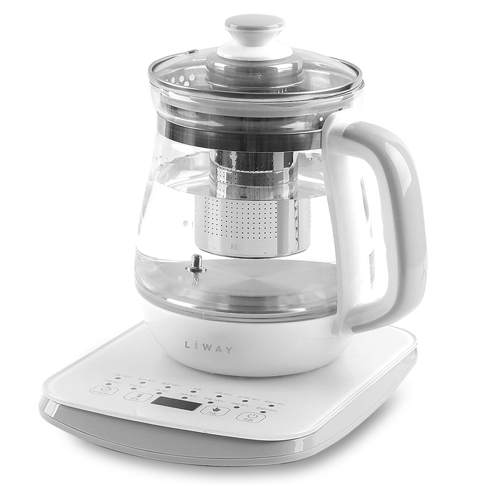 리웨이 무선포트 분유포트 차탕기 전기포트 전기주전자 티포트 LWT-817CM(유리포트)