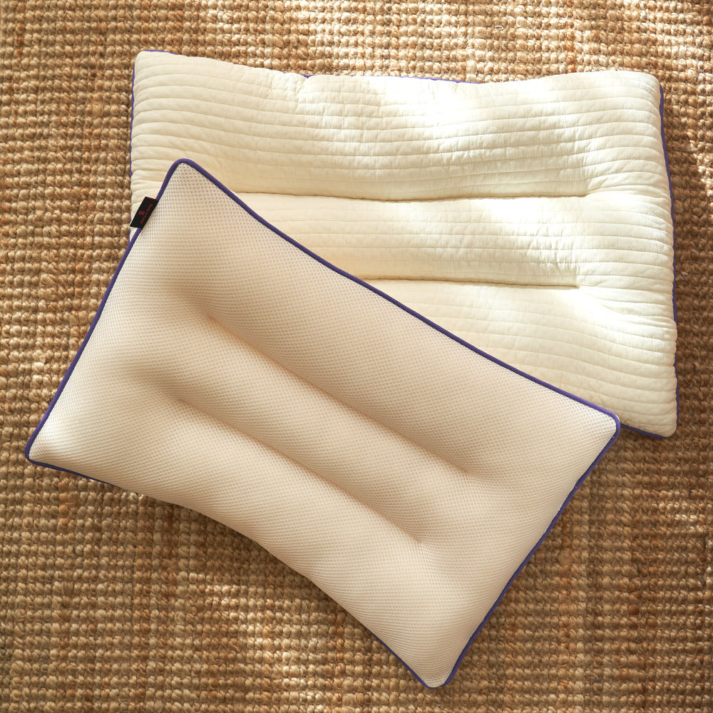 엘림코리아 빨아쓰는 일체형 어린이 낮은 쿨 리버시블베개