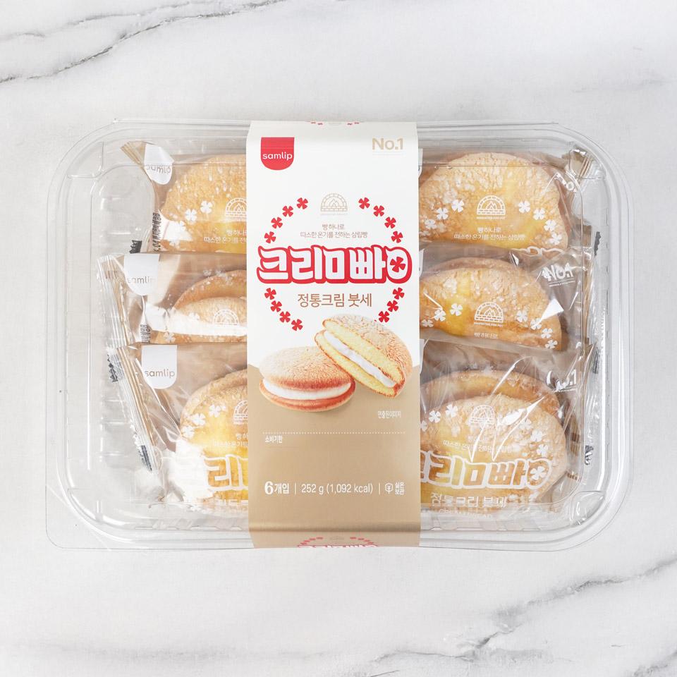 메가마트 삼립 정통크림 붓세 6입 240g - 상품 이미지