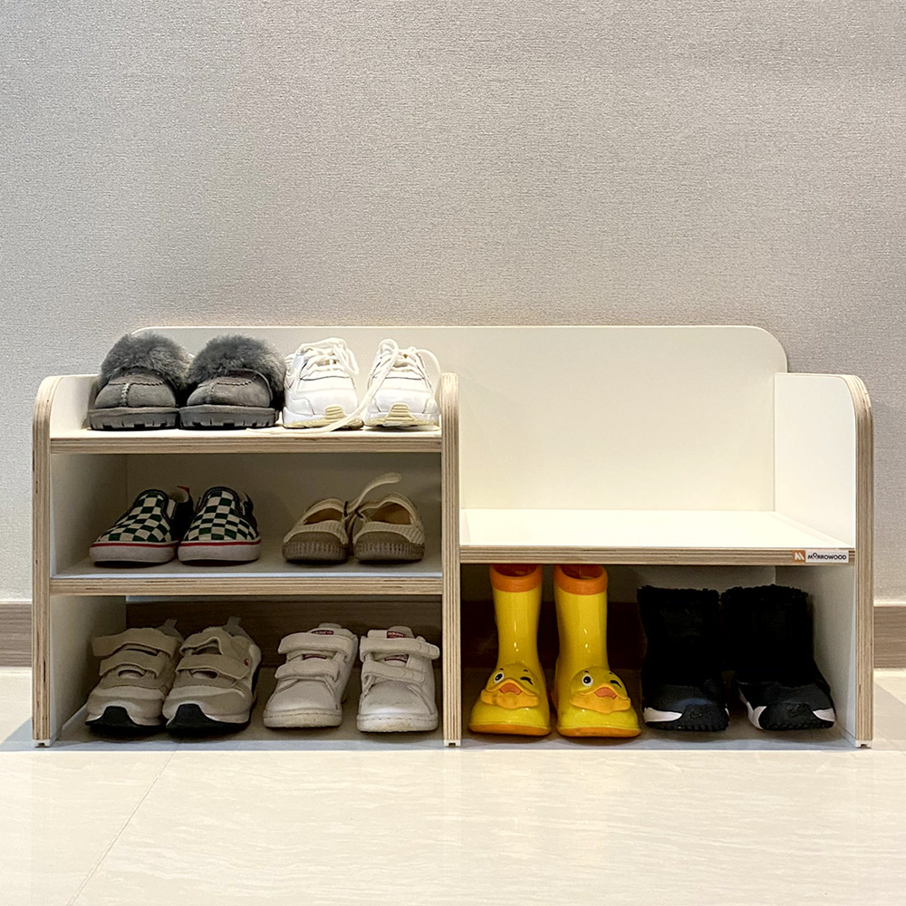 어거스트 슈벤치 아기 현관 신발장 의자 유아 키즈 어린이 몬테소리 벤치