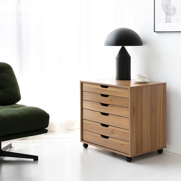 OLAF 서랍장 KS1008STB 670x480x650mm, 6단, 라이트브라운 4311.9360 - 상세 이미지 3