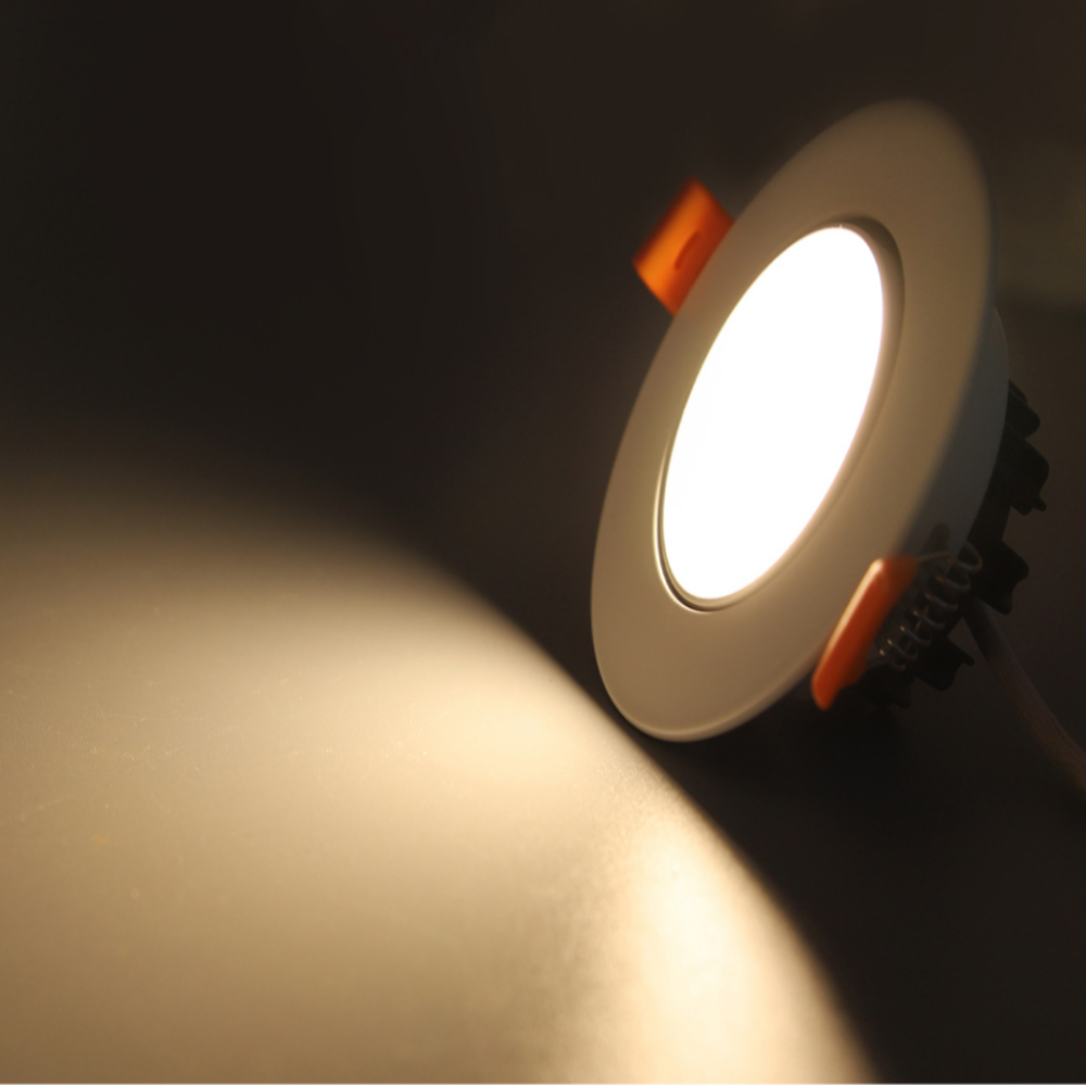 KS인증 LED COB 확산형 다운라이트 매립등 매입등 각도조절 6W, 전구색/5CM(2인치) - 상세 이미지 2
