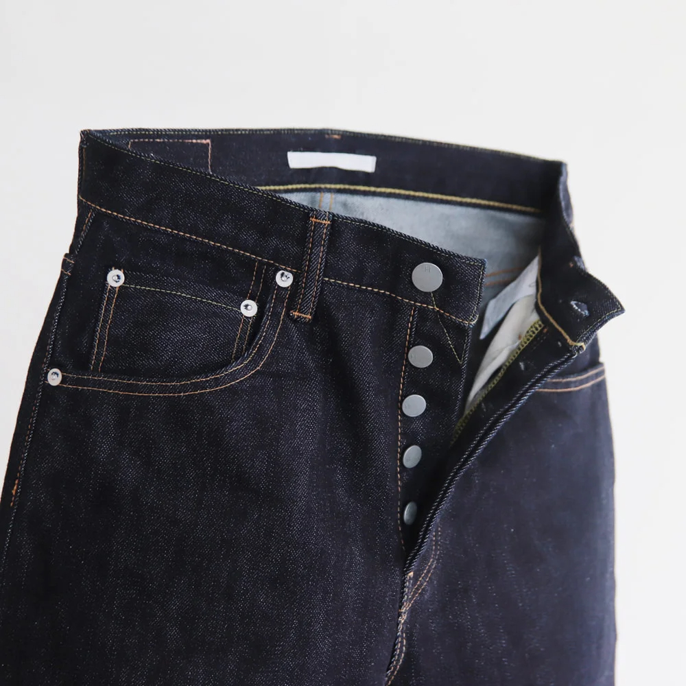 하츠키 HATSKI 루즈 테이퍼드 데님 팬츠 15.6oz HTK-22001 이미지 6