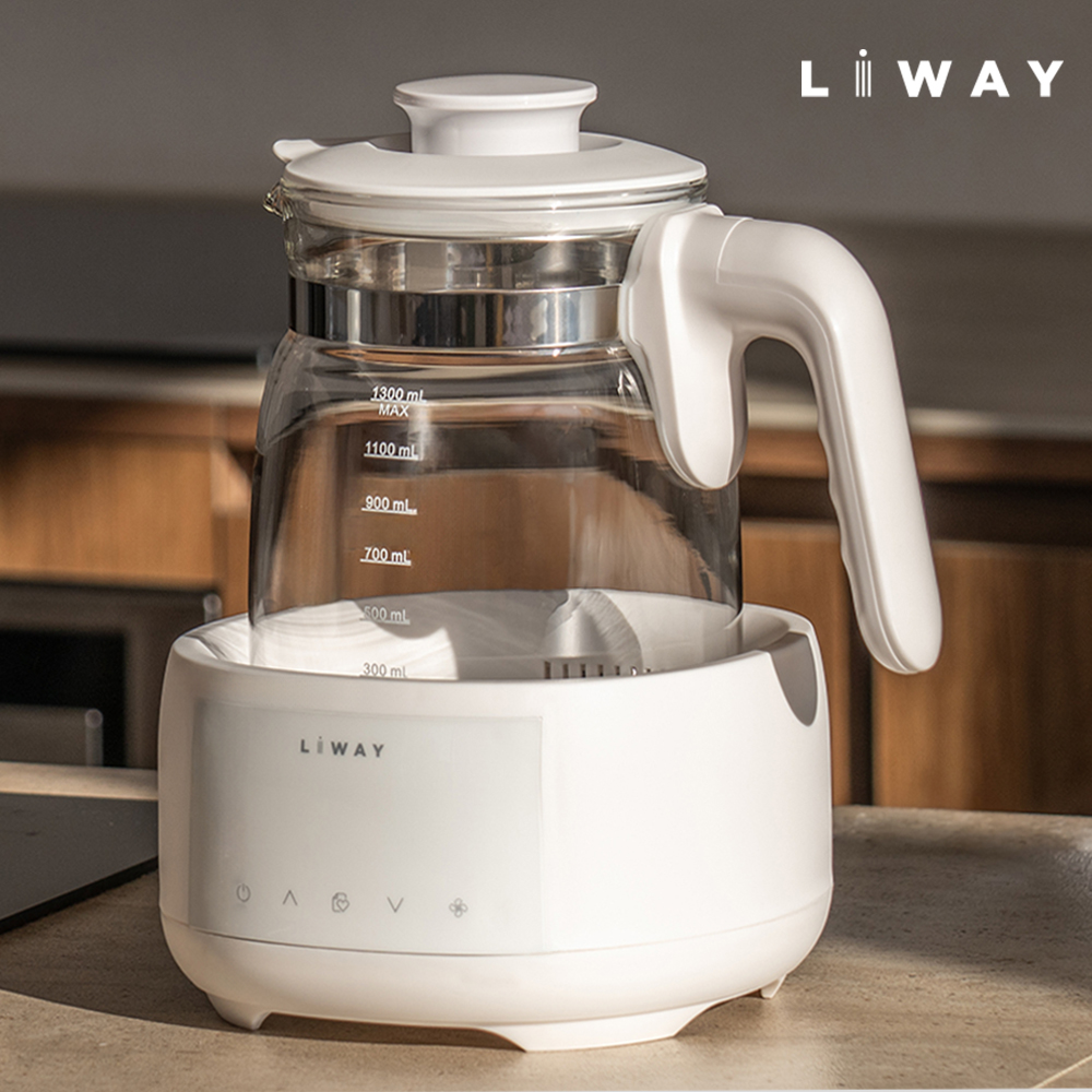 1+1 리웨이 분유포트 전기 티포트 멀티 차탕기 유리 무선포트