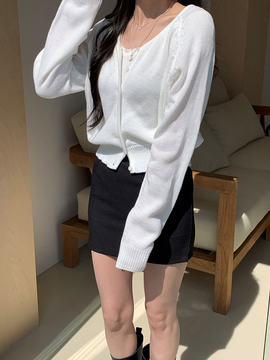 멜로우 팬던트 가디건 상세 이미지 27