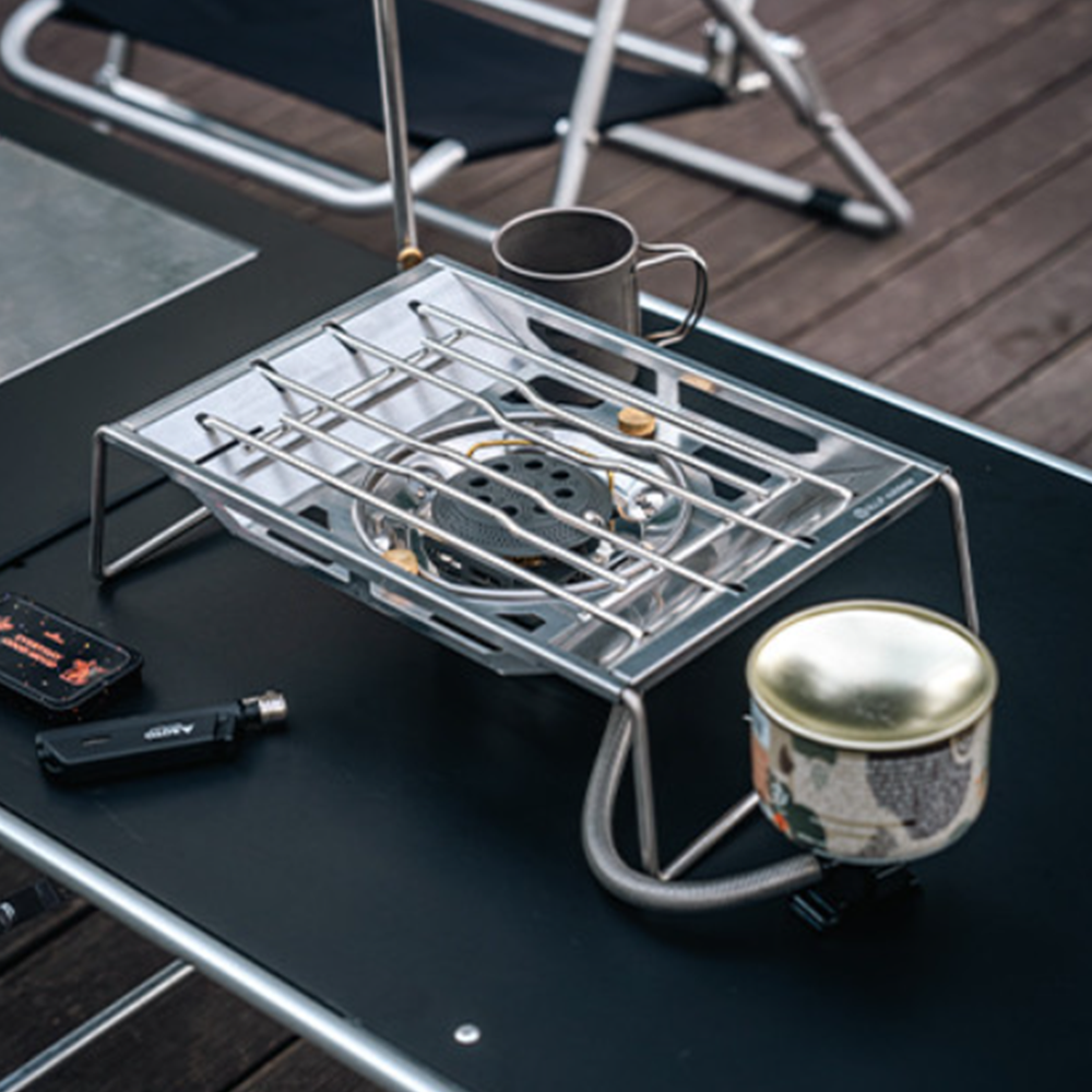 NIP 플랫버너 실버 IGT 강염 파워플레이트 캠핑가스버너