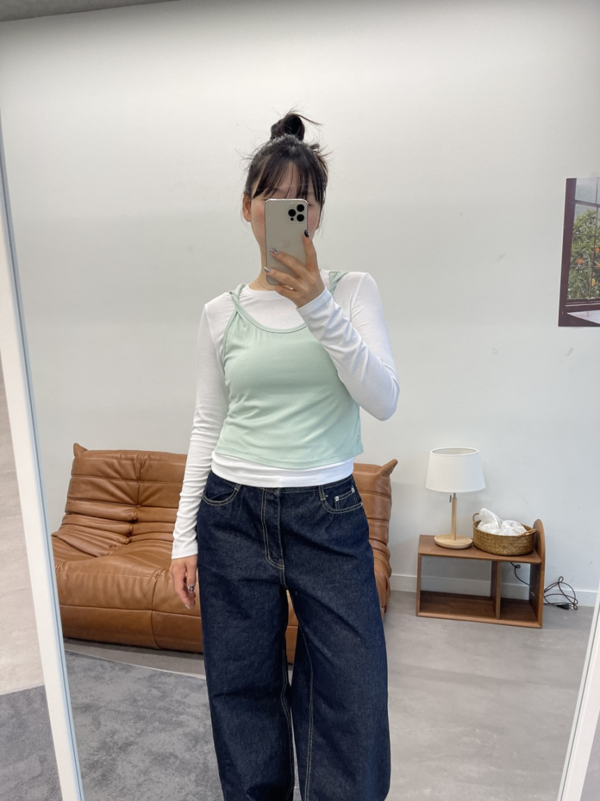 악트20 미닝 레이어드라운드티