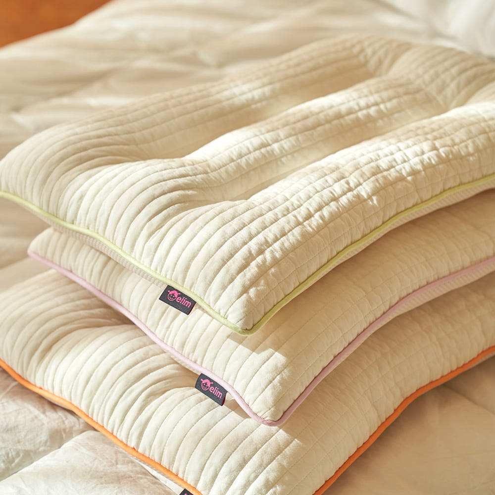 엘림코리아 빨아쓰는 일체형 어린이 낮은 쿨 리버시블베개