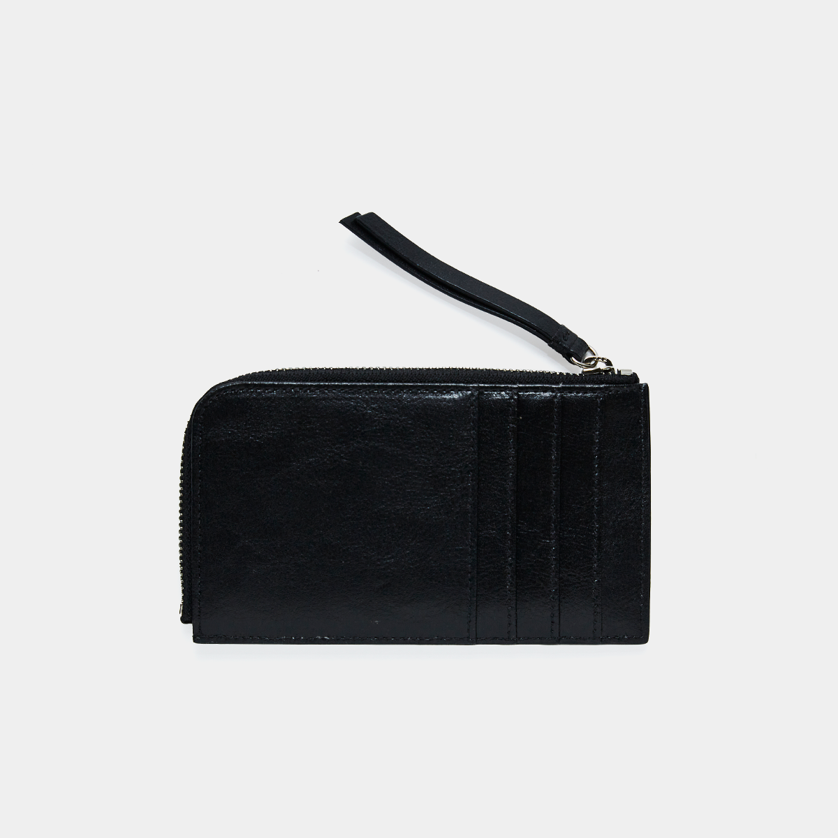 반달지퍼카드지갑 / Bandal Zipper Card Wallet [블랙] : 할리케이