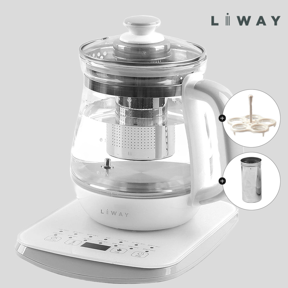 1+1 리웨이 차탕기 전기포트 무선포트 분유포트 LWT-817CM