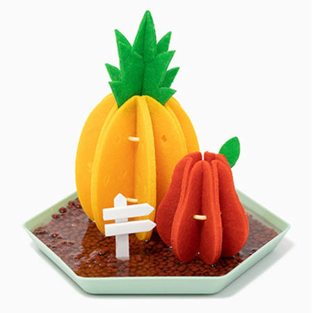 파인애플 펠트 천연가습기 만들기 가습제 자연기화식 과학 미술 놀이