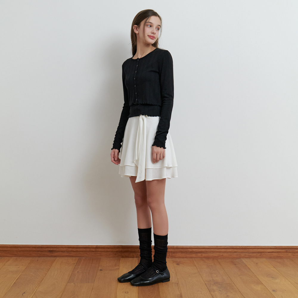 Rosemary cardigan set (black) : 리엘 공식스토어