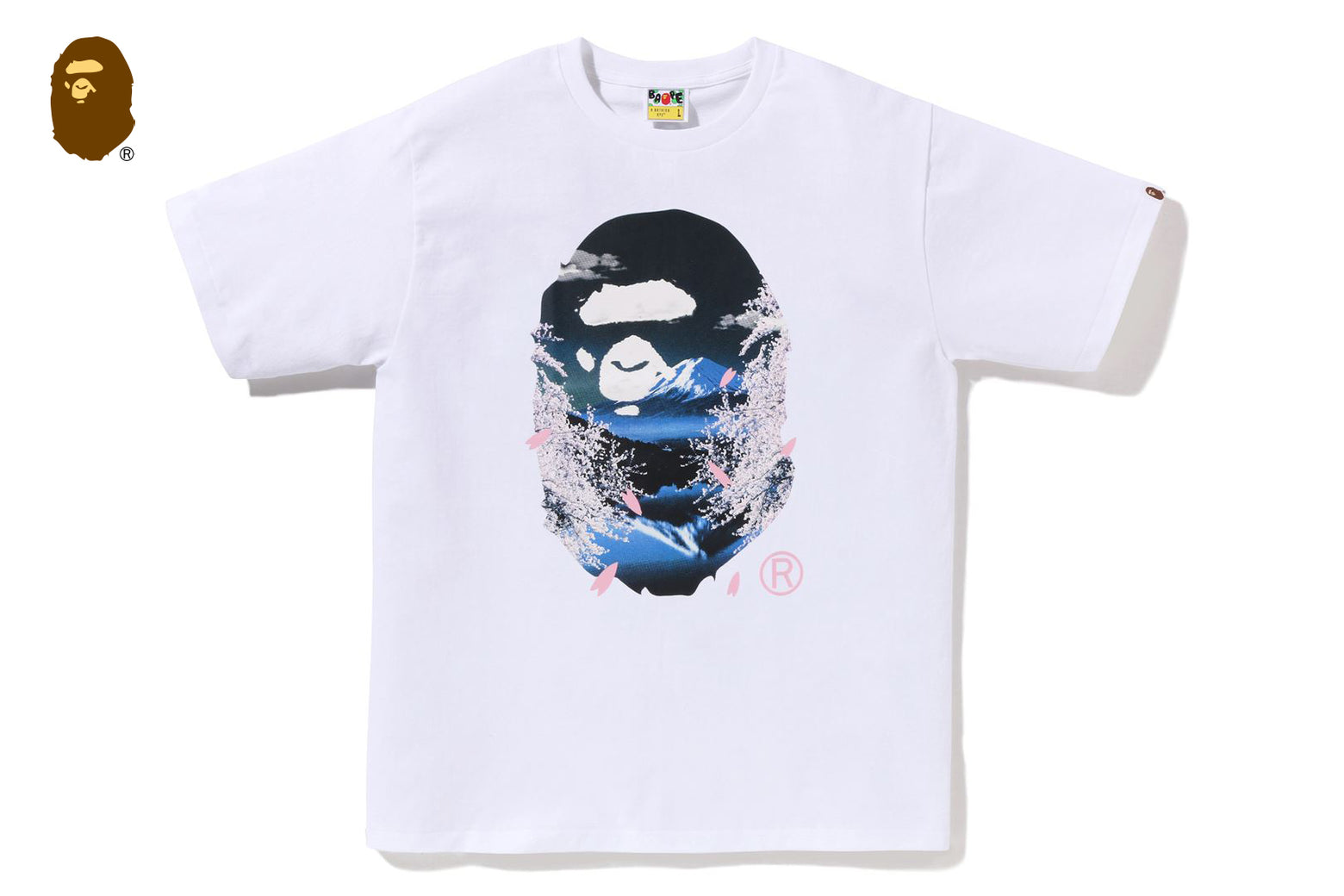 베이프 반팔티 SAKURA PHOTO APE HEAD TEE 3월 1주차 1L20-110-015 - 상세 이미지 2