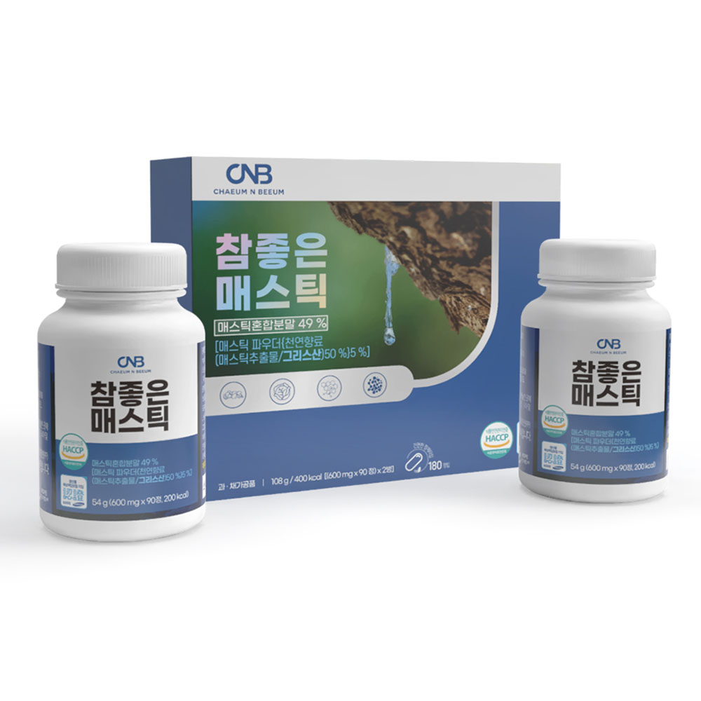 참좋은 매스틱유산균 위와 장 메스틱검 테르펜 정 알약형 효능 3개월분