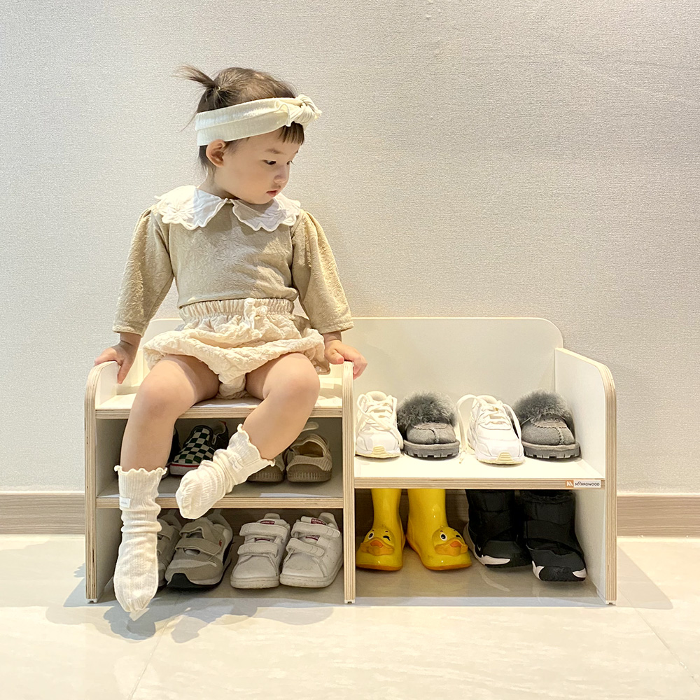 어거스트 슈벤치 아기 현관 신발장 의자 유아 키즈 어린이 몬테소리 벤치