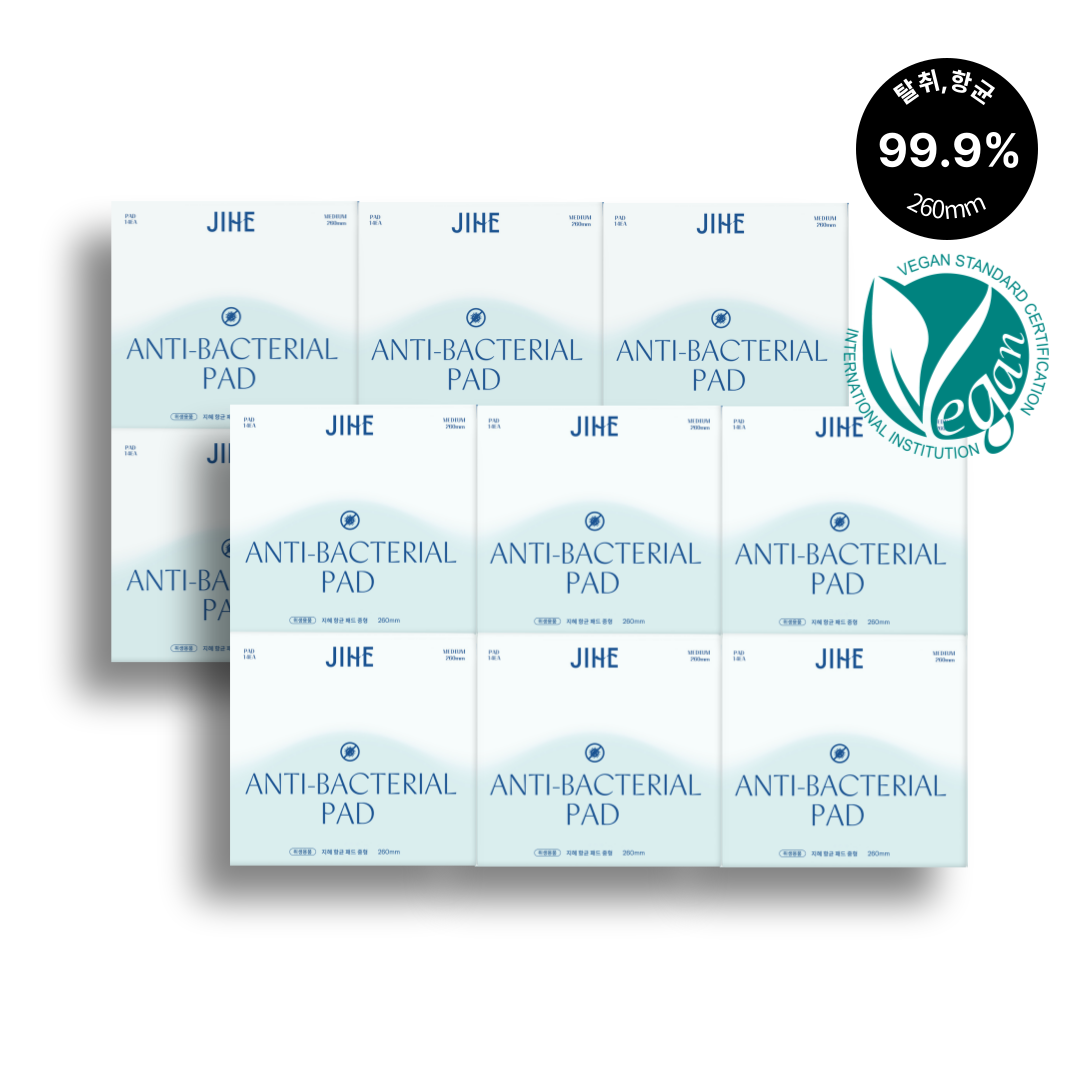 JIHE 지혜 항균패드 중형, 14개입, 12팩 - 상품 이미지