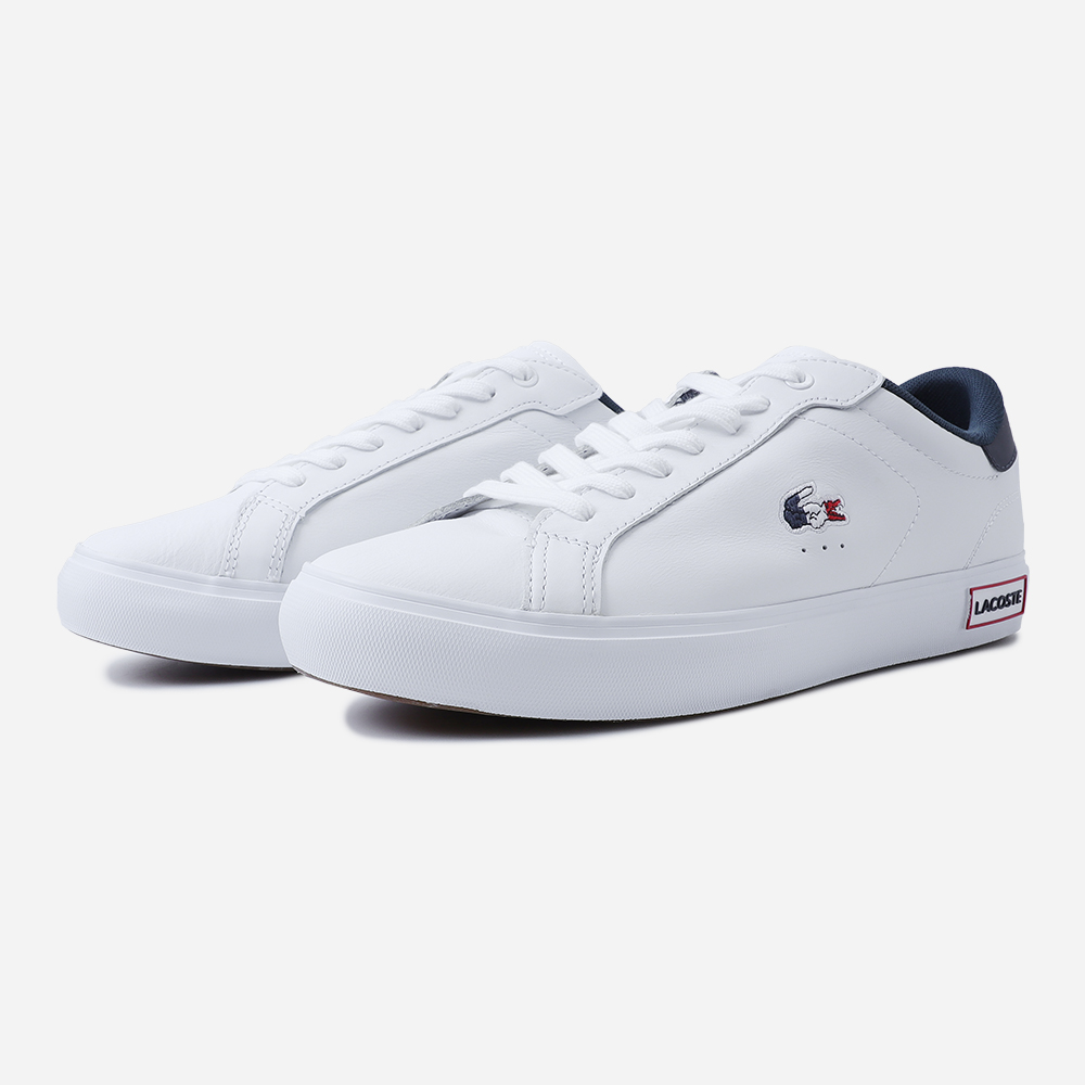 라코스테 파워 남자 신발 운동화 스니커즈 화이트 43SMA0034