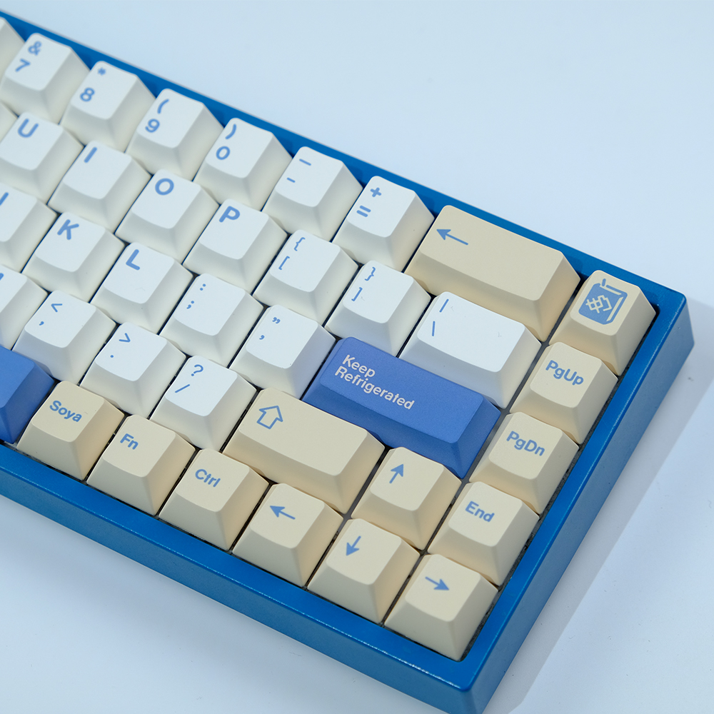 소이밀크 두유키캡 염료승화 체리 영문 PBT 1.7mm 기계식키보드 AULA 독거미 앱코