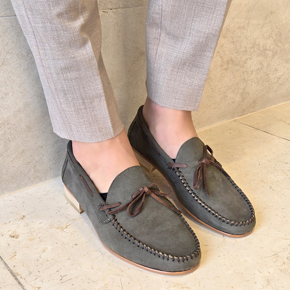 염소가죽 누벅 부티크 로퍼 handmade 수제화