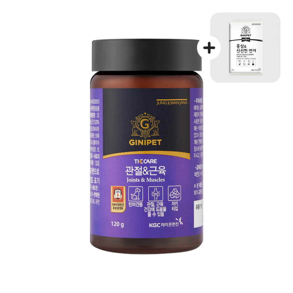 더케어 관절&근육 슬개골 건강 강아지 영양제 120g, 1개