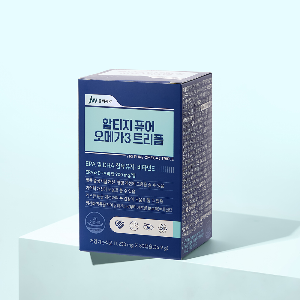 JW중외제약 퓨어 오메가3 RTG  알티지 트리플 - 상세 이미지 2