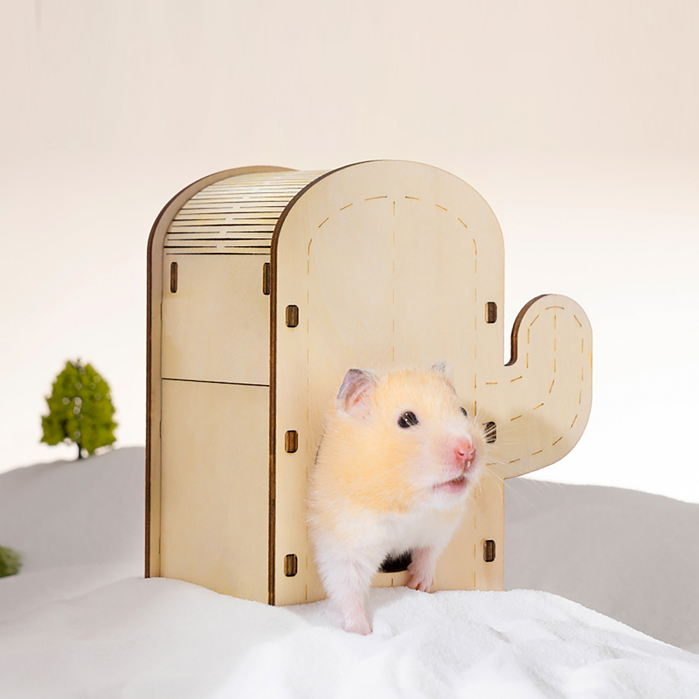 [감성 끝판왕] 햄스터 집 케이지 카페 숨숨집 은신처 꾸미기