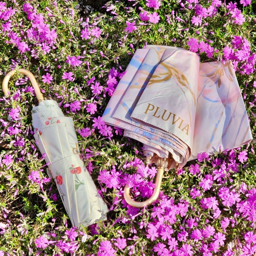 플루비아 양산 초경량 자외선차단 UV 암막 미니 우양산 2color
