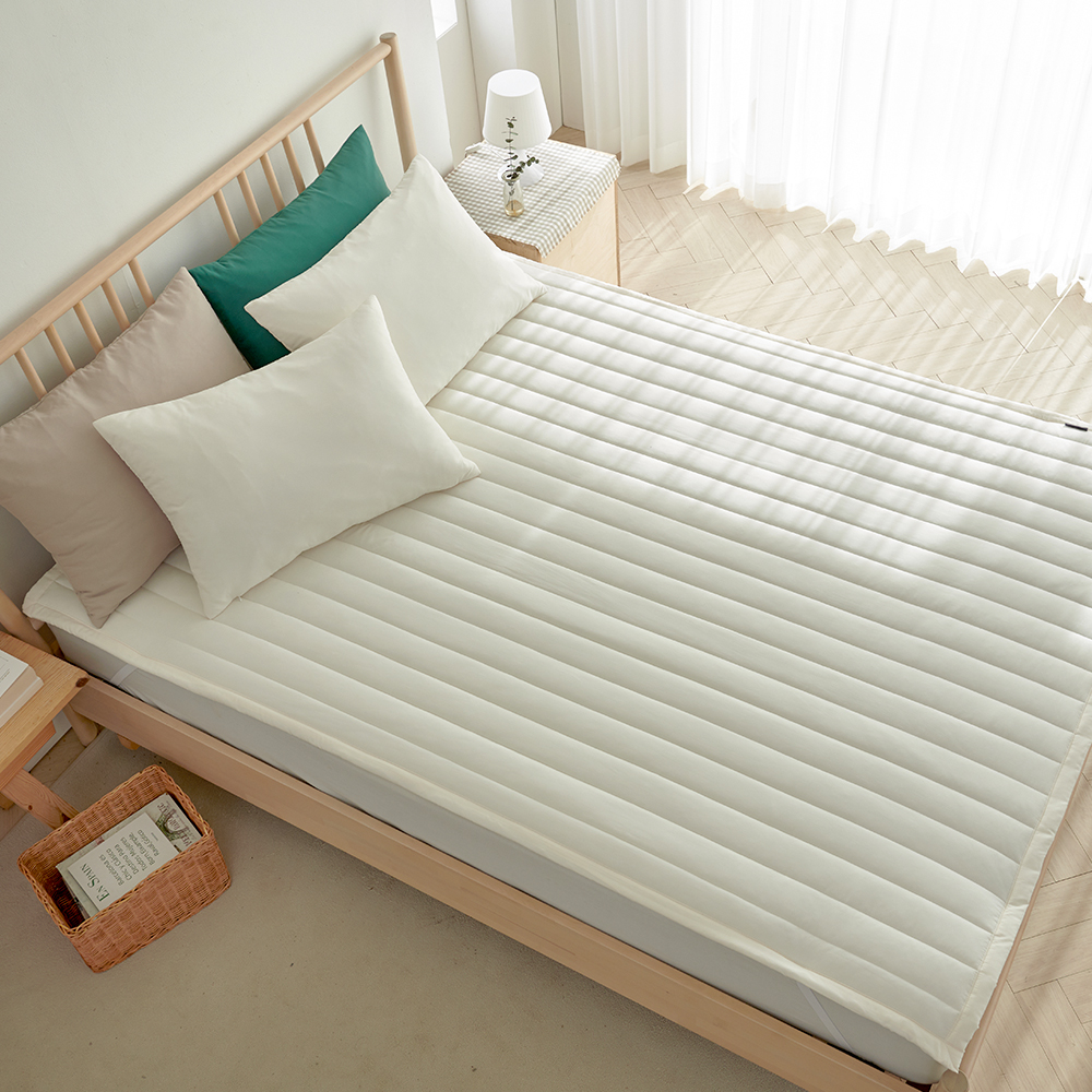 라몬떼 스테이 고정밴드 침대 패드 크림, SS(슈퍼싱글)