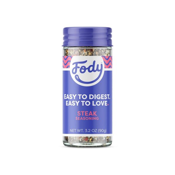Fody Foods 비건 스테이크 스파이스 블렌드 풍미 가득한 그릴 시즈닝 로우 포드맵 인증 민감한 레시피 내장 및 BS 친화적 3.2온스 : 오션유닛42
