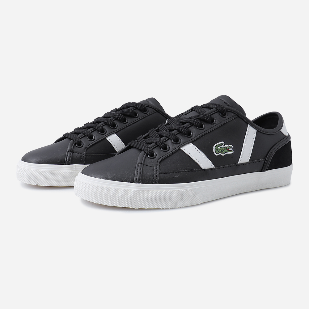 라코스테 사이드라인 프로 남자 신발 스니커즈 블랙