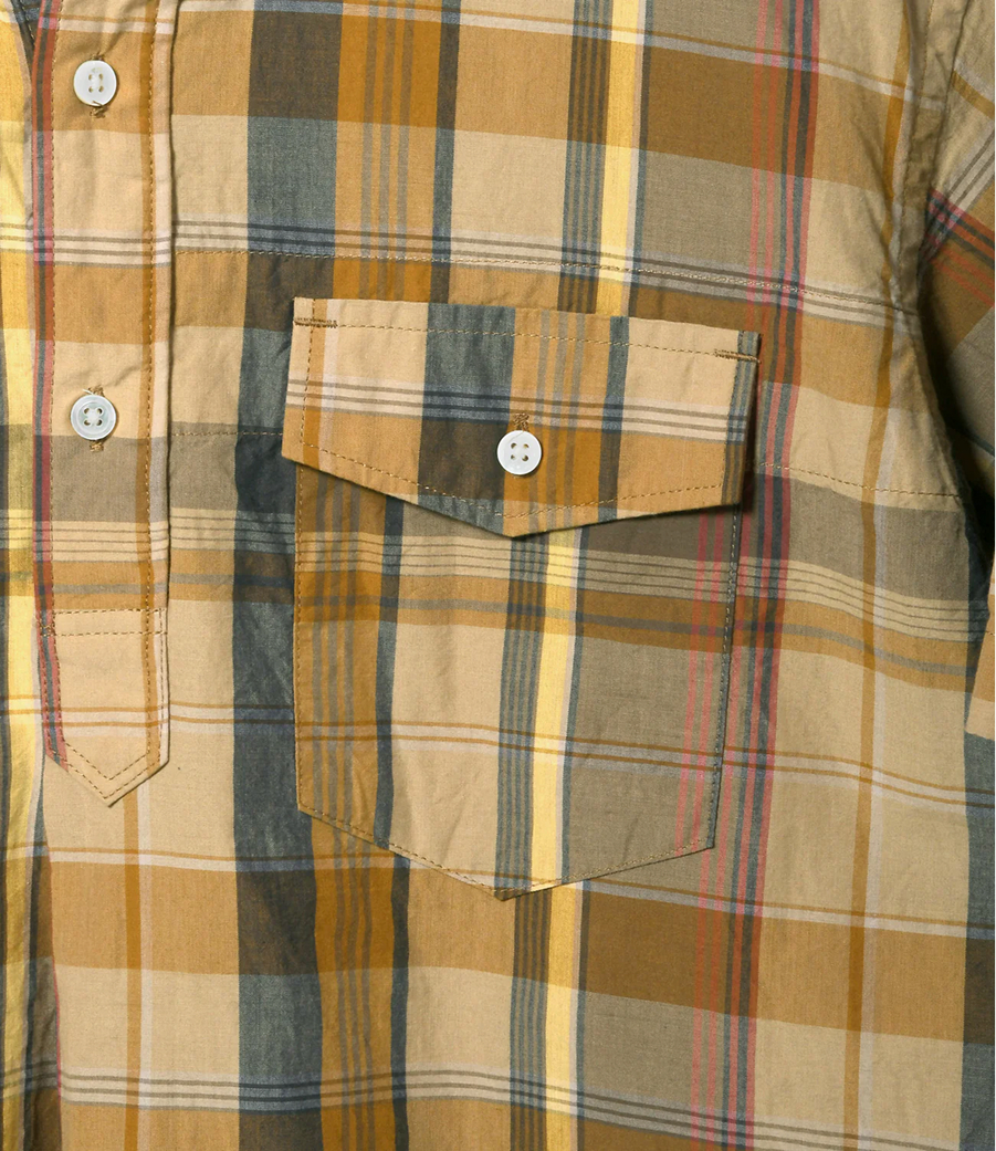 [국내배송] 엔지니어드가먼츠 Popover BD 셔츠 - Madras Plaid QT014 이미지 6