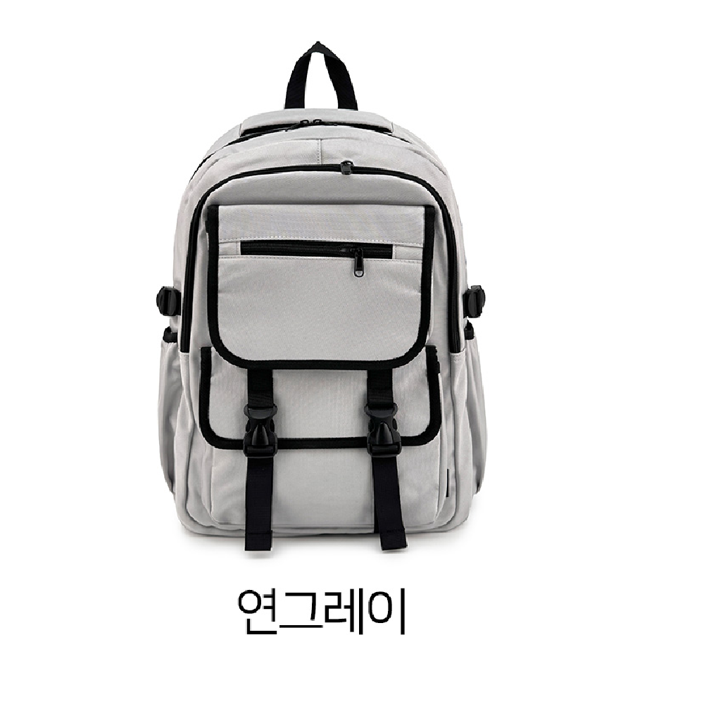 중 고등학생 남학생 여학생 백팩 여중생 여고생 책가방 대학생 엄마 외출 여행 앞포켓 백팩 - 상세 이미지 5