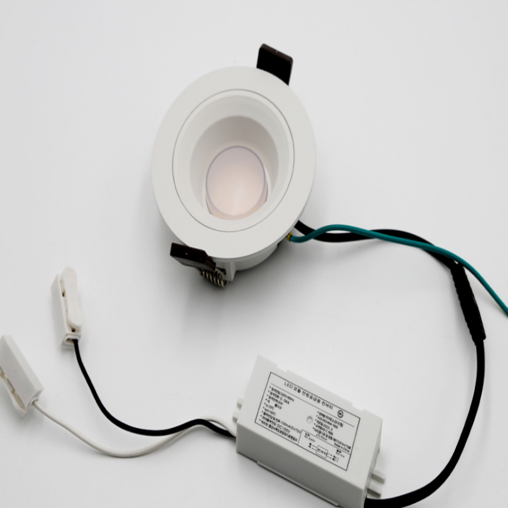 KS인증 LED 확산 다운라이트 매립등 매입등 8W, 전구색/7.5CM(3인치) - 상세 이미지 2