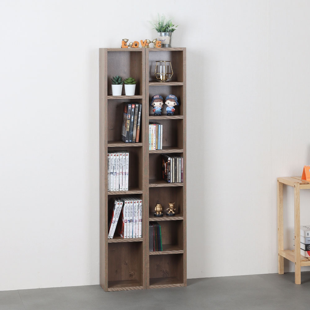 타워형 틈새 DVD수납장 200x150x1170mm, 5단, 레드 - 상세 이미지 5