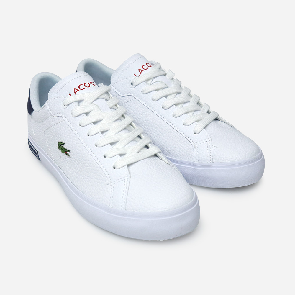 라코스테 남성 신발 파워코트 스니커즈 운동화 화이트