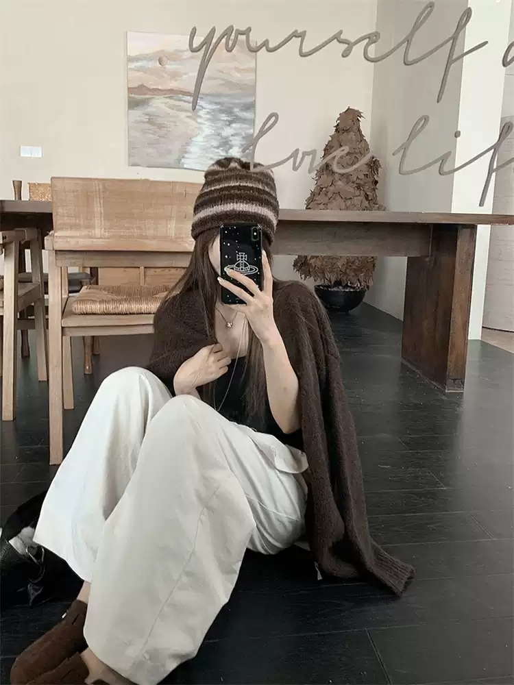 가짜투피스 랩스커트 와이드팬츠 리본 레이스 포인트 힙한 무드 감성 캐주얼 패션 디자인 - 상세 이미지 5
