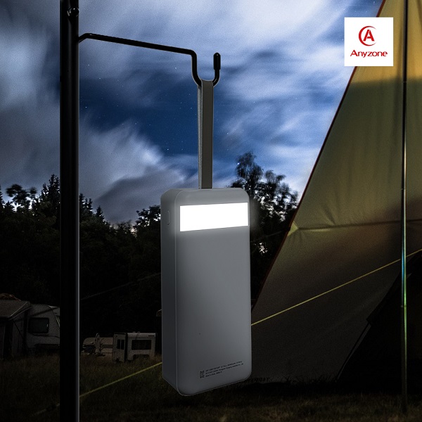 애니존 PD + QC3.0 휴태용 보조배터리 30000mAh LED조명 - 상세 이미지 4
