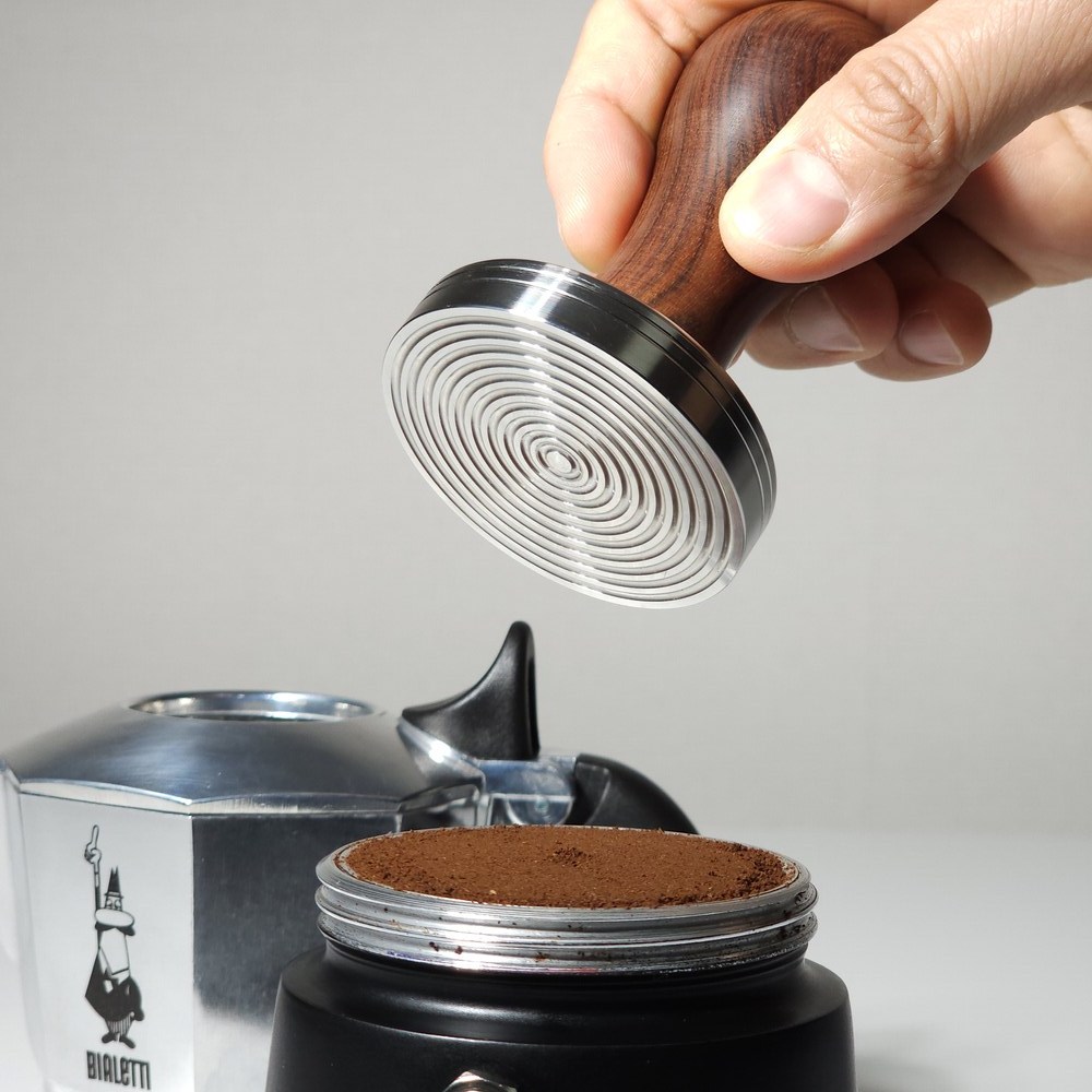 모카포트 템퍼 스텐304 우드 탬퍼 비알레띠 브리카 비너스 42mm 이미지 8