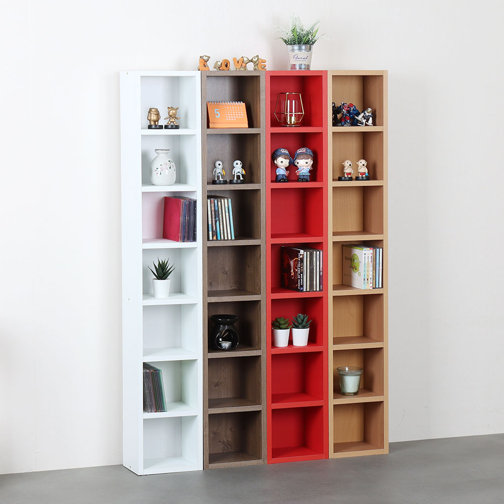 타워형 틈새 CD수납장 200x150x1170, 7단, 화이트