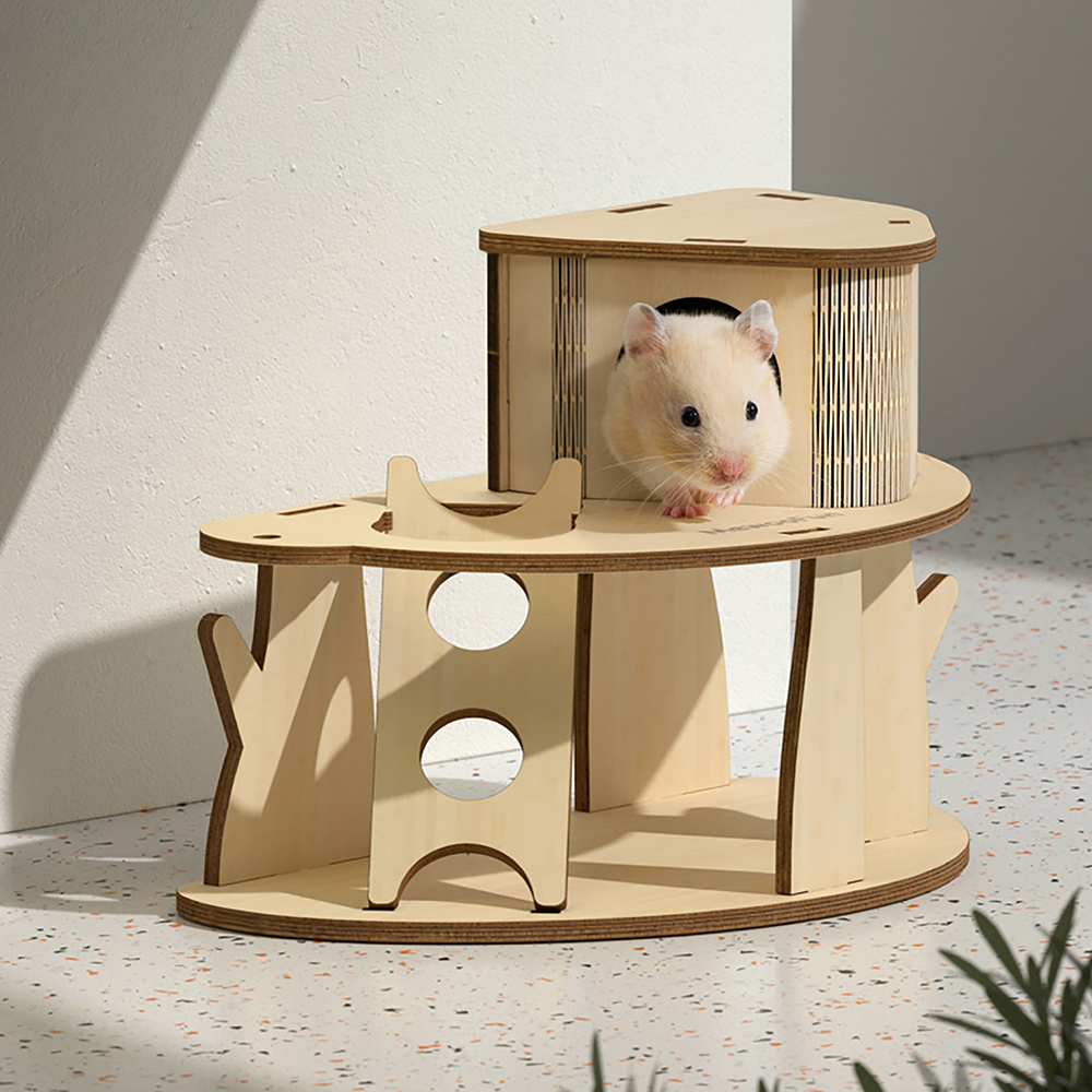 [감성 끝판왕] 햄스터 집 케이지 카페 숨숨집 은신처 꾸미기