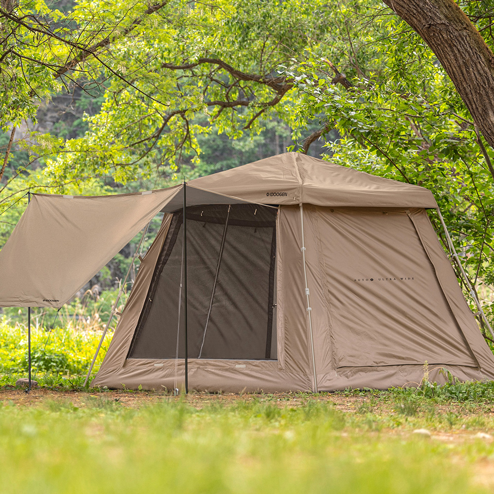 패스트캠프 오토4 울트라 와이드 원터치 텐트 자동 돔 그늘막 탄