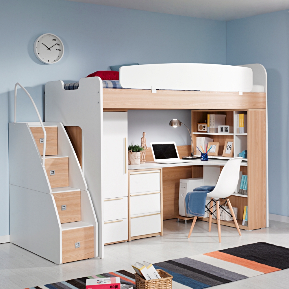 동서가구 M122 서랍계단 벙커침대 책상주니어장세트 DF903041